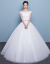 新妇のウェディングドレス2020新型コリアスタ結婚式の女性ホワイトは4点セットLをプレゼントします。