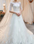 ウェルディドレス2020新式ウェディングドレス結婚式コリアスタ長のドレイン王女シリムオフスタイルS