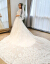 ウェルディドレス2020新式ウェディングドレス結婚式コリアスタ長のドレイン王女シリムオフスタイルS