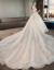 V领主ウエディングドレス2019新型新妇ドレスムフュージョン軽华奢长いドレンフュージョンモデルL(2尺1)