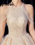 Fernick高定ブランドの主なウェディングドレス2020新型ヨーロッパ式の新婦ドレス・ロンチー・ジュラルベ・ドリーム星空モデルドレスシャンパン色ローグモデルM