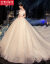 Hongzhuang主ウェルディディは、結婚式のゴージャスなドレース2020新型ニューレディーオフシ・ショルダーナチラルワワという華やかなウエディングドレスを披露しました。