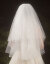 新妇头纱二阶颜隠す短款コリアスタのウェディングベールのベールの影楼の撮影モデルのアクセサリーとして、シャワーのような白い60 cm-80 cmがあります。