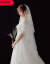 【高品質】【ブランド特価】ヘア糸TIKTOK NET有名人が撮影する道具「ふわわわにゃんち」があります。撮影した主な結婚式の白糸の新婦人の髪飾り（長さは約1.1メートル）7003 100 cm-135 cm