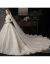 高級豪華ヘップバーンの結婚式2019新型の新婦大ドレーンナチーの夢の星空TIKTOK NETの有名人が豪華で豪華なブランドを持っています。