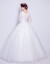 カンガルーは気高くて優雅なレディスの花の王女の長袖冬ウェディングディングドレス2118新品を発売しました。
