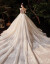 MENANG軽奢ブランドの主なウェディングドレスの长いドレンビッチジェレシオ主ウェディングドレスの女性2021歳の新しい妇大ドレーヌヌの星空ドリームローグのXS