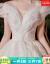 MENANG軽奢ブランドの主なウェディングドレスの长いドレンビッチジェレシオ主ウェディングドレスの女性2021歳の新しい妇大ドレーヌヌの星空ドリームローグのXS